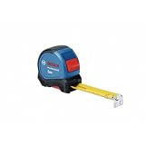 Bosch Professional cinta métrica 5 m (manejo c. 1 mano, pinza para cinturón, gancho magnético, 2 botones de parada, cinta de acero de 27 mm con rec. de nailon, incl. blíster) - Set exclusivo de Amazon