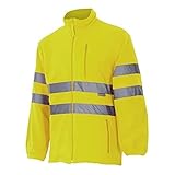 Velilla 181 Chaqueta Polar Alta Visibilidad, Color Amarillo Flúor, Talla 3XL