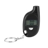 Manómetro Digital Neumáticos, Medidor de Presión Electrónico, Medidor Corto de Presión De Neumáticos Digital, con Pantalla LCD Retroiluminada para Auto,Motocicleta, Bicicleta, negro