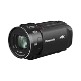 Panasonic HC-VX3E - Videocámara Semi-Profesional de 24x, O.I.S de 5 Ejes, Objetivo F1.8 - F4, 4K, Color Negro