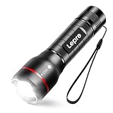 Lepro Linternas LED Alta Potencia, LE2000 Linterna LED con 5 Modos, Impermeable IPX4 con Zoom Linterna Táctica de Bolsillo para Camping, Emergencia, Ciclismo, Senderismo [3 AAA Pilas NO Incluidas]